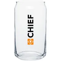 16 oz Plain Soda Can Glass