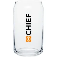 16 oz Plain Soda Can Glass