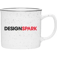 12 oz Cambria Glossy Speckled Ceramic Mug