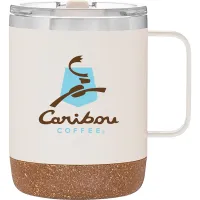 12 oz Explorer Copper Insulated Double-Wall Cork Base Travel Mug