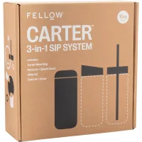 16 oz Fellow Carter 3-In-1 Sip System Double-Wall Travel Tumbler