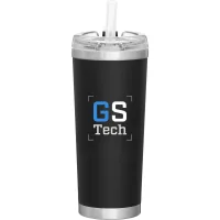 24 oz Brooklyn Matte Copper Insulated Double-Wall Travel Tumbler
