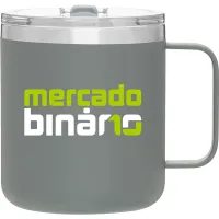 12 oz Camper Copper Insulated Travel Mug