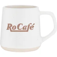 12 oz Woden Two-Tone Speckled Ceramic Mug