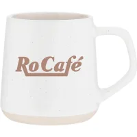 12 oz Woden Two-Tone Speckled Ceramic Mug