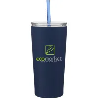 24 oz h2go Reef Copper Insulated Travel Tumbler