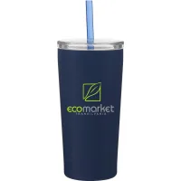 24 oz h2go Reef Copper Insulated Travel Tumbler