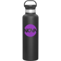 24 oz h2go Ascent Copper Insulated Double-Wall Water Bottle