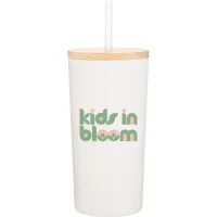 16.9 oz Wren Copper Insulated Bamboo Lid Travel Tumbler