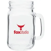 16 oz Mason Glass Mug