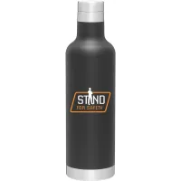 25 oz h2go Noir Copper Insulated Double-Wall Water Bottle