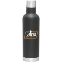 25 oz h2go Noir Copper Insulated Double-Wall Water Bottle