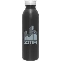20.9 oz h2go Easton Matte Copper Insulated Double-Wall Water Bottle