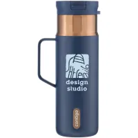 20 oz Contigo SnapSeal Handle Double-Wall Stainless Steel Travel Tumbler