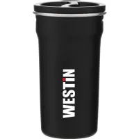 4-Piece Tetra Stainless Steel Shot Cup Set with Travel Case