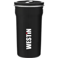 4-Piece Tetra Stainless Steel Shot Cup Set with Travel Case