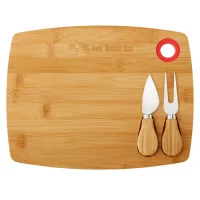 3 Piece Bamboo Cheese Board Set