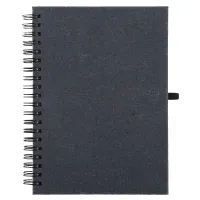Bonded Leather Spiral Notebook W/FSC® Recycled Paper (5" x 7")