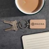 Oak Rectangular Keytag