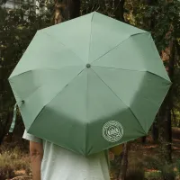 40'' Arc Gem Wooden Handle Automatic Umbrella