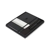 Moleskine Large Notebook and GO Pen Gift Set - Black