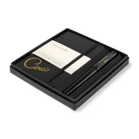 Moleskine Pocket Notebook and Kaweco Pen Gift Set - Black