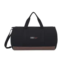 Ivy Recycled Cotton Barrel Duffel - AWARE - Black