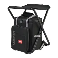 Cuisinart Outdoors Folding Chair Backpack Cooler - Black