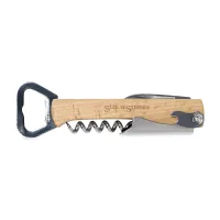 4" 1 Wine & Bottle Opener - Wood