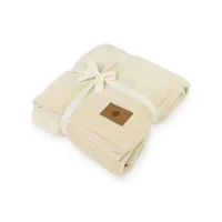 Mink Ever Soft Recycled Polyester Throw Blanket - Chalk