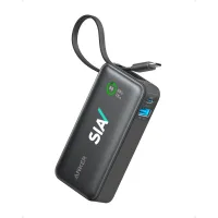 Anker? Nano Power Bank(30W,Built-In USB-C Cable) - Black