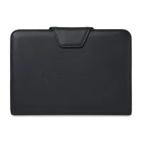 Travis & Wells Envoy Junior Magnet Close Padfolio - Black