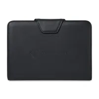 Travis & Wells Envoy Junior Magnet Close Padfolio - Black