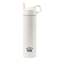 MiiR Vacuum Insulated Wide Mouth Leakproof Straw Lid Bottle - 20 Oz. - White Powder