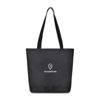 Renew Recycled rPET Packable Shopper - AWARE - Black