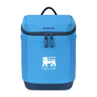 Igloo Day Chiller Recycled Poly Backpack 12 Can Soft Cooler - Brilliant Blue