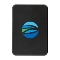 Magnetix Recycled Plastic 5000 mAh Magnetic Powerbank - Black