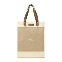 Out of the Woods Jute Tall Tote - Natural