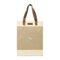 Out of the Woods Jute Tall Tote - Natural