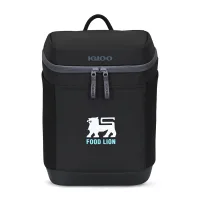 Igloo Day Chiller Recycled Poly Backpack 12 Can Soft Cooler - Black