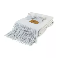 Everlasting Throw Blanket - Soft Grey Herringbone