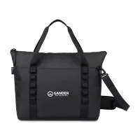 Acadia Recycled rPET Tote Cooler - Black