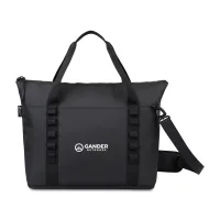 Acadia Recycled rPET Tote Cooler - Black
