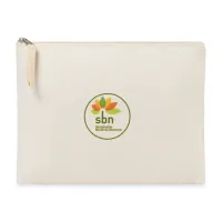 Recycled Cotton Zippered Pouch - AWARE - Natural