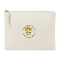 Recycled Cotton Zippered Pouch - AWARE - Natural