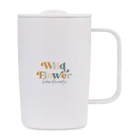 Aviana Rowan Recycled Stainless Steel Mug - 15 Oz. - Marshmallow
