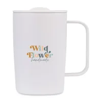 Aviana Rowan Recycled Stainless Steel Mug - 15 Oz. - Marshmallow