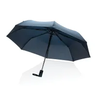 21" Impact AWARE RPET 190T Mini Auto Open Umbrella - Navy