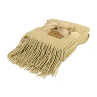 Everlasting Recycled Polyester Throw Blanket - Fawn Herringbone