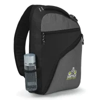 McKinley Laptop Sling Bag - Black-Heather Grey